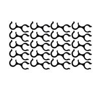 XAGMODSHN Figures 8 connecteurs pour bâtons de trekking permettant de transporter 2 bâtons ensemble pour la randonnée et le camping Clip de rangement