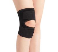 XAGMODSHN Genouillère réglable avec stabilisateurs à ressort, protection de la rotule respirante pour homme et femme, pour le fitness, la course à pied, le voyage