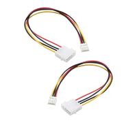 XAGMODSHN Grande alimentation 4 broches vers lecteur de disquette, petit adaptateur 4 broches, cordon convertisseur pour accessoires de disquette, connecteur d'ordinateur