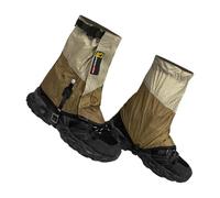 XAGMODSHN Guêtres de protection coupe-vent et résistantes à la neige avec crochet en métal pour randonnée, camping, escalade sur glace