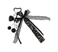 XAGMODSHN Joli porte-clés en forme de cœur, breloques de sac, chaîne de cerises, accessoires décoratifs pour sac à main, porte-clés de voiture pour femmes et filles, Q1839 1