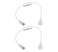 XAGMODSHN La Rallonge d'alimentation USB Fiable avec Commutateur Manuel Fournit Une Régulation Instantanée pour Les Dispositifs De Refroidissement L'équipement LED Le Câble USB