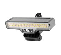 XAGMODSHN Lampe solaire intelligente avec détecteur de mouvement - Installation facile - Convient pour l'éclairage de jardin extérieur