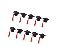 XAGMODSHN Lot de 10 capuchons décoratifs en feutre pour fêtes et événements sociaux