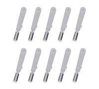 XAGMODSHN Lot de 10 Klaxons de Bras de servo en métal, mandrins à Chape en Fer métallique, connecteurs de Tige de Traction, Lien de Serrage pour modèles d'avion, Composants d'UAV