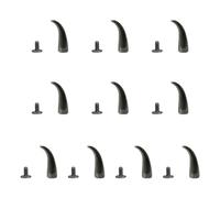 XAGMODSHN Lot de 10 pointes en alliage de style gothique pour sacs, chaussures et autres projets d'artisanat