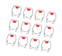 XAGMODSHN Lot de 12 couvercles de bouteille résistants à la pression avec joint en silicone pour récipients en verre d'éclatement et de fuite