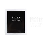 XAGMODSHN Lot de 120 moules en gel transparent pour faux ongles