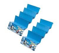 XAGMODSHN Lot de 2 enveloppes de Noël à 10 emplacements pour échange et cartes cadeaux de Noël