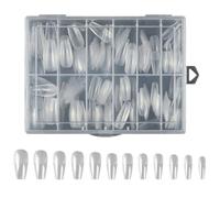 XAGMODSHN Lot de 240 faux ongles longs pré-formés à presser - Couverture complète des ongles - Faux ongles artificiels pour le bricolage des ongles en salon