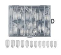 XAGMODSHN Lot de 240 faux ongles longs pré-formés à presser - Couverture complète des ongles - Faux ongles artificiels pour le bricolage des ongles en salon