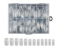 XAGMODSHN Lot de 240 faux ongles longs pré-formés à presser - Couverture complète des ongles - Faux ongles artificiels pour le bricolage des ongles en salon