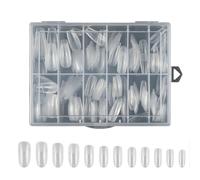 XAGMODSHN Lot de 240 faux ongles longs pré-formés à presser - Couverture complète des ongles - Faux ongles artificiels pour le bricolage des ongles en salon