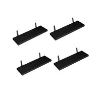 XAGMODSHN Lot de 4 étagères murales flottantes vintage faciles à installer pour salle de bain, cuisine