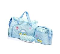 XAGMODSHN Lot de 4 sacs à langer pratiques pour bébé comprenant un grand sac de milieu un sac à lait et un matelas à langer, a
