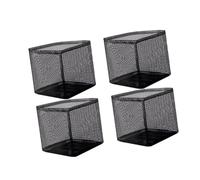 XAGMODSHN Lot de 4 sacs de plantation aquatiques réutilisables en maille pour jardin, étang, pots de plantes respirants, carrés/ronds pour tourbières terrestres et aquatiques