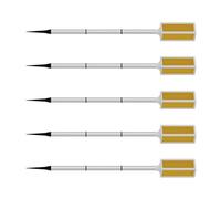 XAGMODSHN Lot de 5 lampes solaires automatiques LED clignotantes pour jardins, chemins, installation simple, lumière solaire clignotante