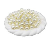 XAGMODSHN Lot de perles artificielles résistantes aux chocs pour projets, design portable, 7 choix de diamètre, accessoires de mariage, fournitures de bijoux, perles