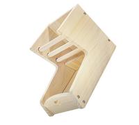 XAGMODSHN Mangeoire à foin en bois pour lapins pour une gestion efficace de l'alimentation réduisant les fuites et assurant l'approvisionnement en nourriture pour petits animaux