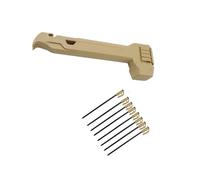 XAGMODSHN Marteau pneumatique de camping pratique et robuste avec extracteur de clous et mousqueton Poignée ergonomique essentielle pour l'extérieur