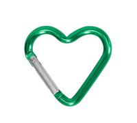 XAGMODSHN Metal Buckle Spring Snap Hook Heart Shape Snap Carabiner Clip Aluminum Alloys Carabiner Clip Enduring Portable Spring Snap Hook Enduring Carabiner