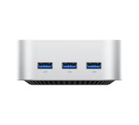 XAGMODSHN Miniature PC N150 12 Go DDR4 256 Go Storage 1000 Mbps Ethernet HDTV DP Sorties À Vitesse Rapide Connectivité PowerHouses PC avec Deux Moniteurs Prise en