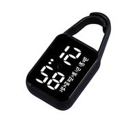 XAGMODSHN Montre électronique LED à suspendre - Veilleuse étanche tactile - Pour homme et femme - Cadeau idéal - Montre de poche LED électronique à suspendre, Noir , taille unique