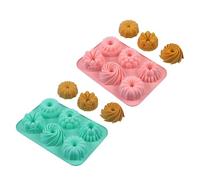 XAGMODSHN Moules à gâteau en silicone antiadhésifs flexibles pour un démoulage facile des petits biscuits savarins en silicone