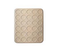 XAGMODSHN Moules robustes pour macarons et biscuits faciles à démouler, 30 cavités, pour macarons, biscuits, plaque de cuisson pour la maison, passe au lave-vaisselle