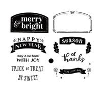 XAGMODSHN Outil De Décoration Vacances Matrice Métallique en Acier Carbone Et Tampon en Silicone pour L'artisanat Et Les Cadeaux Noël Jouet Sûr