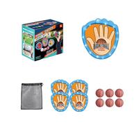 XAGMODSHN Pack de 1 Ensemble All Epochs Family Connection Brighten Sticky Goal Sphere Game 4 pagaies 6 Globes favorisant la Participation en Plein air Amusant Sticky Sphere