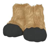 XAGMODSHN Pantoufles chaudes en forme de patte d'animal - Chaussons en peluche - Pour costume de cosplay - Doux et drôles - Pour les maisons d'animaux, H, Taille unique