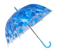XAGMODSHN Parapluie dôme transparent avec feuille coupe-vent Parapluie transparent à bulles pour enfants étudiants femmes