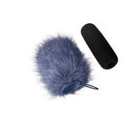 XAGMODSHN Pare-brise doux pour microphone avec poils de lapins épais pour un son clair dans le bruit du vent, s'adapte à la plupart des micros