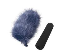 XAGMODSHN Pare-brise doux pour microphone avec poils de lapins épais pour un son clair dans le bruit du vent, s'adapte à la plupart des micros