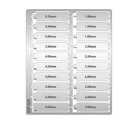 XAGMODSHN Perforateur rond précis avec 20 tailles de coupe et poignée de perforation pour modélisation architecturale, travaux manuels, perforateur à fond plat pour modèle