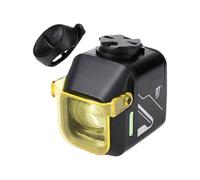 XAGMODSHN Phare avant de vélo rechargeable par USB avec abat-jour anti-poussière et télécommande pour vélo de route rechargeable par USB