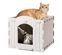 XAGMODSHN Plateau permanent perceptible pour chat - Substance immunitaire pour chats actifs - Maison verte fine contemporaine - Plateforme anti-rayures immunitaire