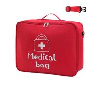 XAGMODSHN Pochettes De Rangement Compactes pour Fournitures Médicaments Conception Extérieure Résistante À l'eau Et Déchirures pour Ensemble Survie Rangement Médicaments en Tissu Oxford