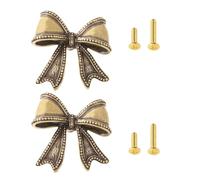 XAGMODSHN Poignées de porte en laiton de style vintage pour tiroirs, armoires, armoires, résistance à la corrosion, décoration d'intérieur, nœuds décoratifs