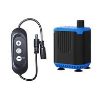 XAGMODSHN Pompe À Eau Immergée Et Silencieuse pour Aquariums avec Réglage De 4 Débits Idéale pour Les Fontaines D'étang Et Les Systèmes Hydroponiques. Pompe À Eau À Débit Réglable