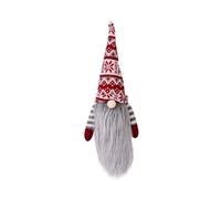 XAGMODSHN Porte-bouteille festif en tricot à longue barbe pour décoration de Noël
