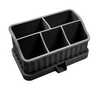 XAGMODSHN Porte-brosse à dents et dentifrice en silicone pratique pour le rangement de la salle de bain avec base robuste et design facile à utiliser