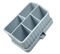 XAGMODSHN Porte-brosse à dents et dentifrice en silicone pratique pour le rangement de la salle de bain avec base robuste et design facile à utiliser