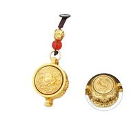 XAGMODSHN Porte-clés authentique représentant la prospérité et la fortune en métal fin, convient pour tous les âges