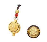 XAGMODSHN Porte-clés authentique représentant la prospérité et la fortune en métal fin, convient pour tous les âges