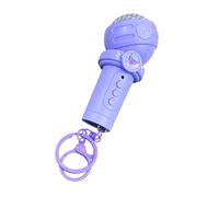XAGMODSHN Porte-clés enregistreur vocal portable en forme de microphone avec fonction de lecture, coque en ABS sûr pour enfants, cadeau portable pour enfants