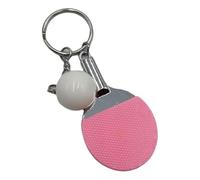XAGMODSHN Porte-clés Pingpong avec pendentif de sac pour les amateurs de sport, les fêtes, le tennis de table, porte-clés de voiture, chaîne de sport, support de tennis de table