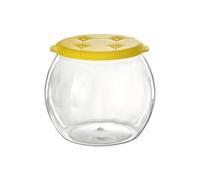 XAGMODSHN Poubelle de rangement multifonction transparente empilable en polypropylène PET portable pour économiser de l'espace à la maison