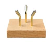 XAGMODSHN Présentoir en bois fait à la main pour les pierres précieuses et les collections de minéraux et de pierres précieuses Élégant support pour fossiles et géodes